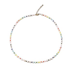 [화장품광고협찬 담수진주] Pearl n Color Bead Necklace
