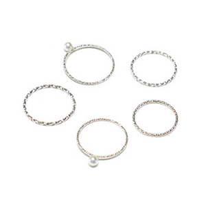 [명불허전 제작발표회협찬 Set] Silver Pearl 5 Rings